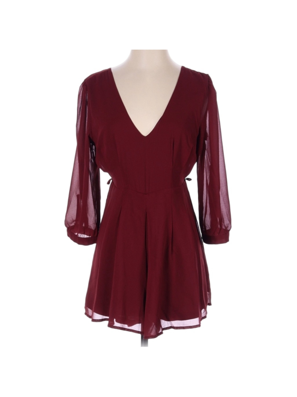BANJUL BURGUNDY ROMPER